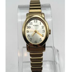 Timex Cavatina Women's Dress Watch 18mm - New Battery - Stretch Band
